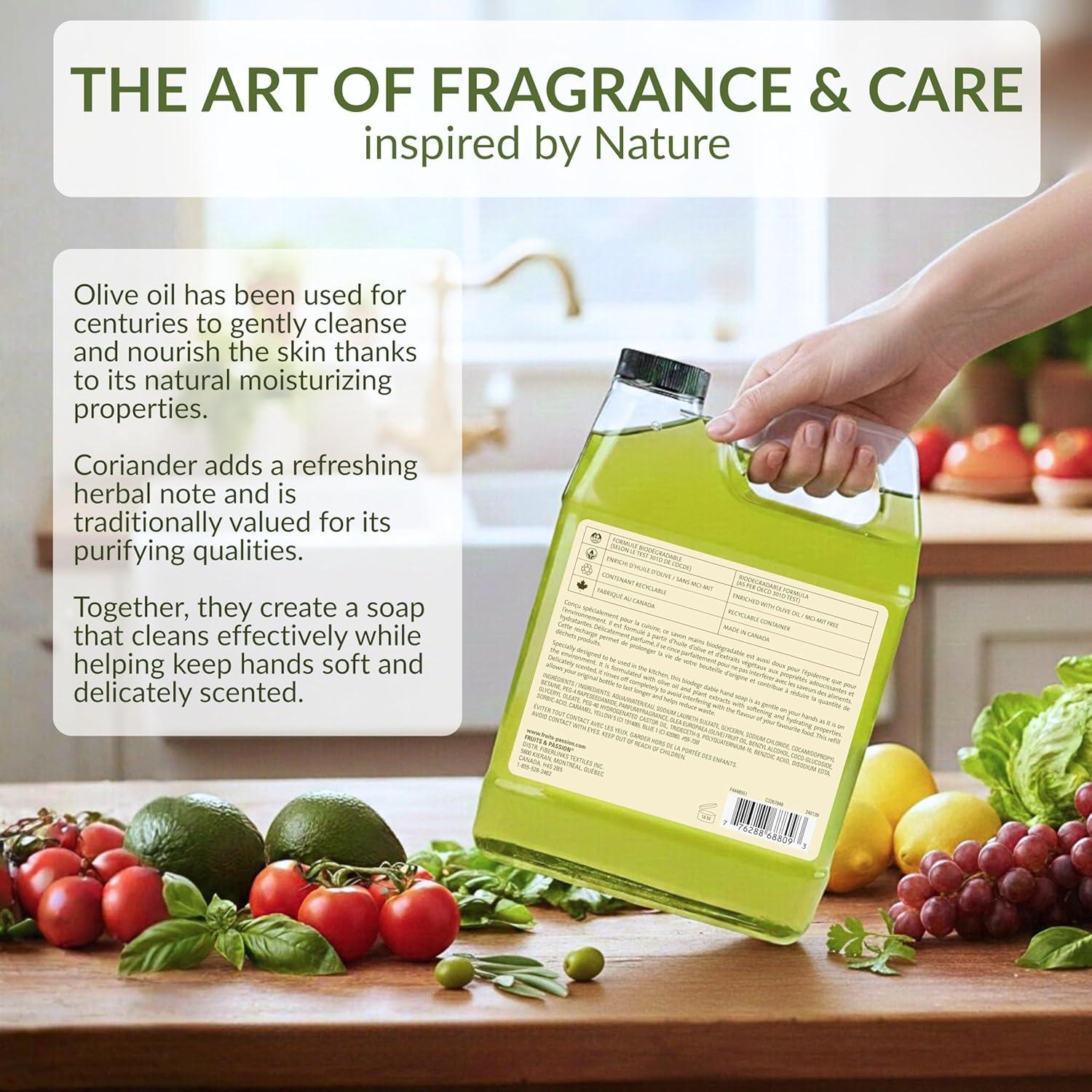 image:imageCucina Coriander and Olive Tree 338 oz Purifying Hand Wash Refill