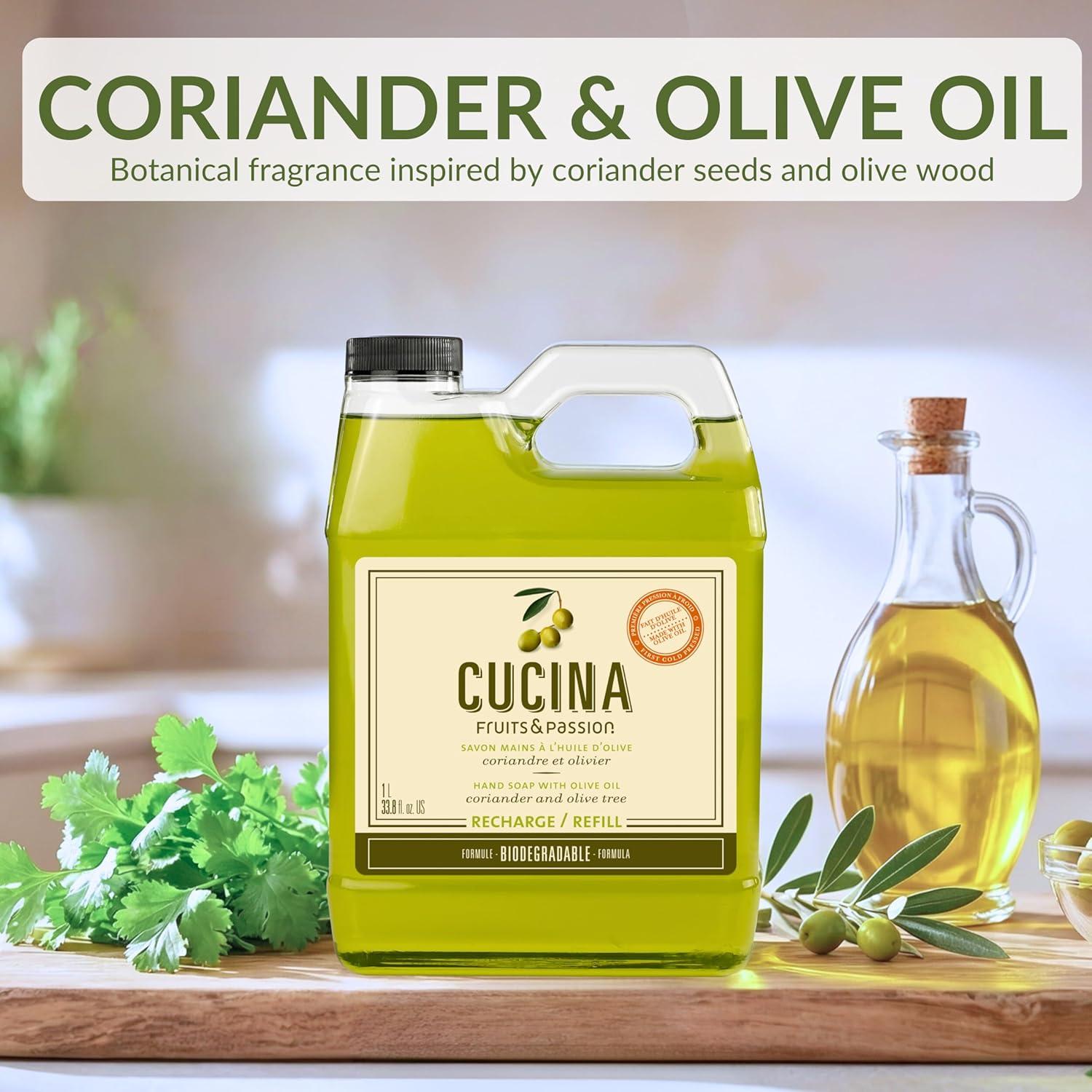 image:imageCucina Coriander and Olive Tree 338 oz Purifying Hand Wash Refill