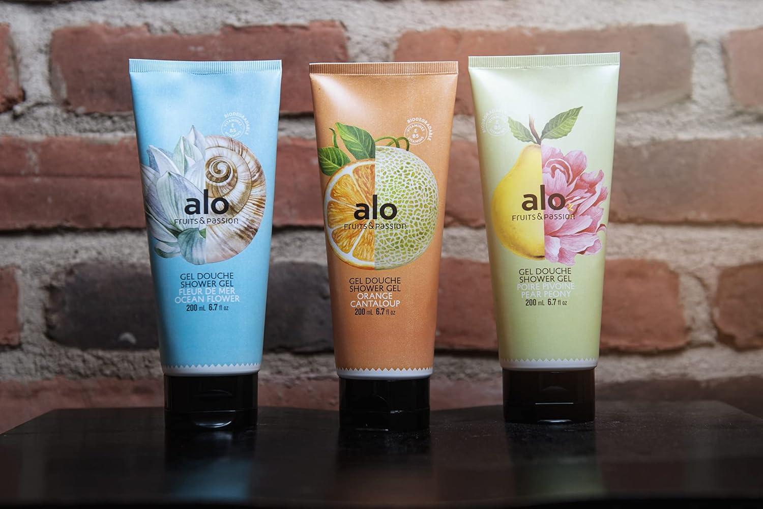 image:imageFruits amp Passion ALO Grapefruit Guava Shower Gel Body Wash 2Pack Moisturizing Coconut Oil Formula Natural Vegan CrueltyFree Hydrating Soap for Men Women amp Sensitive Healthy Skin 135 oz