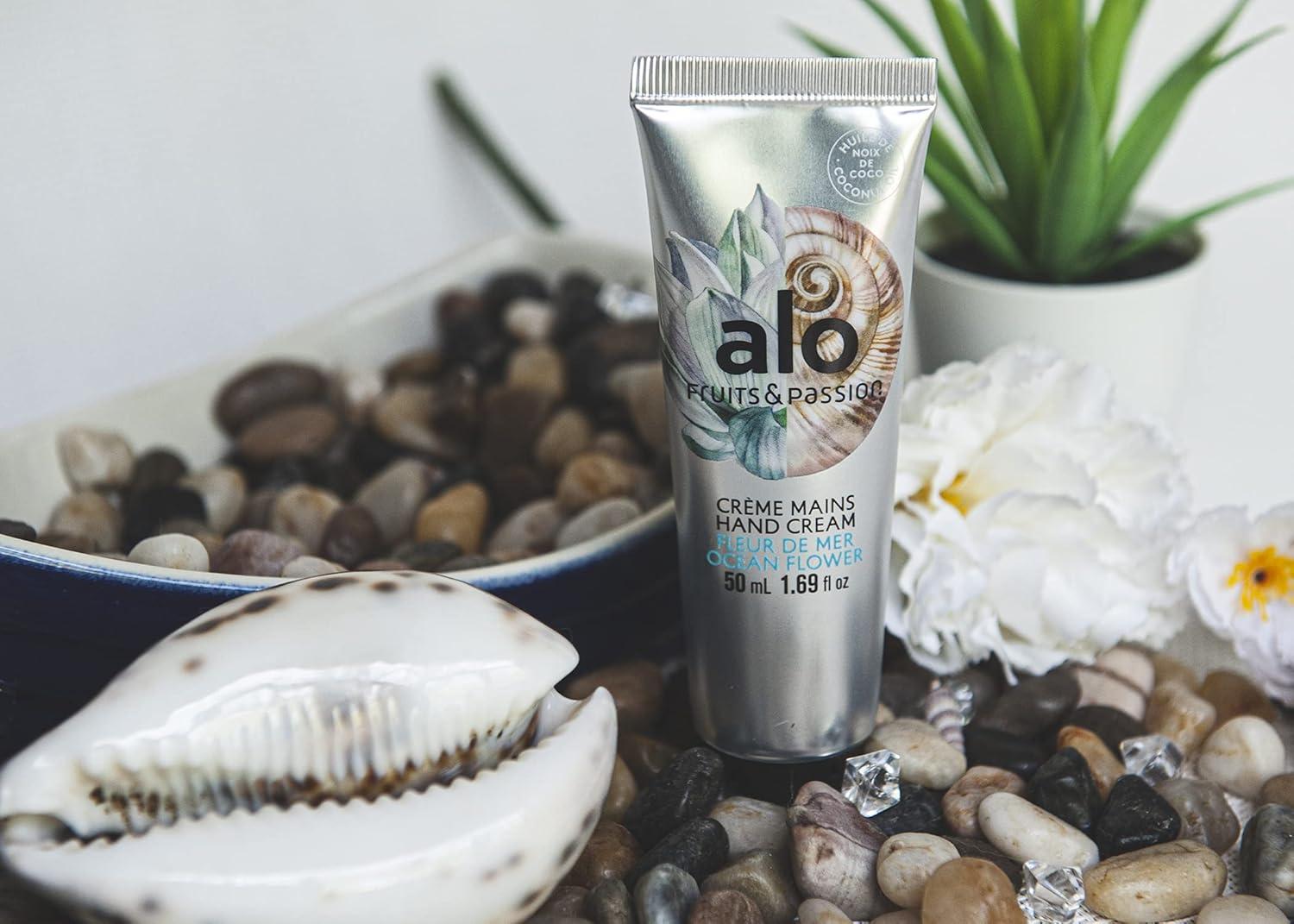 image:imageFruits amp Passion ALO Regenerating Hand Cream Gift Set Pack of 4 VeganFriendly CrueltyFree Coconut Oil Hand Moisturizer Travel Size Lotion for Dry Cracked Skin in Recyclable Tubes