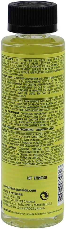 image:imageFruits amp Passion Cucina Diffuser Refill Coriander amp Olive Tree Liquid Home Fragrance Refill for Decorative Diffuser Set 68 Weeks Continuous Scent Aromatic amp Woodsy 42 fl oz 125 ml