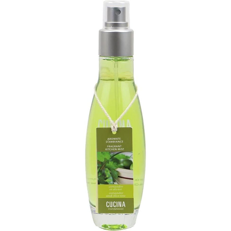 image:imageCucina Fruits amp Passion Kitchen Fragrant Mist Coriander amp Olive Tree Glass 33oz