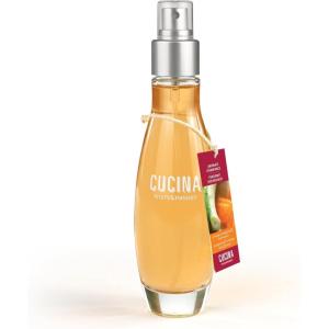 Fruits & Passion Cucina Fragrant Kitchen Mist – Sanguinelli Orange & Fennel, Home & Kitchen Air Freshener Spray in Decorative Glass Bottle, Bright Citrus & Herbal Scent, 3.3 fl oz (100 ml)